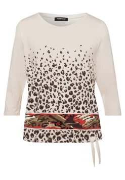 Shirt mit Ablaufprint
