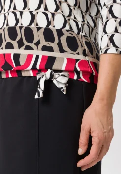 Shirt mit charmantem Panneaux-Print