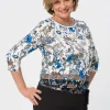Shirt mit dekorativem Bindeband am Saum
