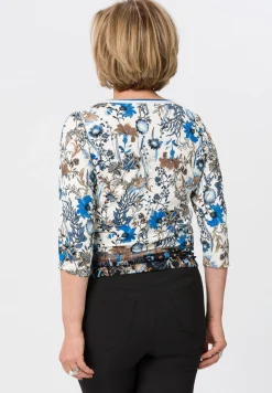 Shirt mit dekorativem Bindeband am Saum