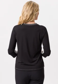 Shirt mit dekorativen Ziernähten