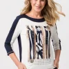 Shirt mit hohem Rundhalsausschnitt