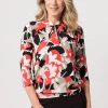 Shirt mit lebendigem Blumenprint