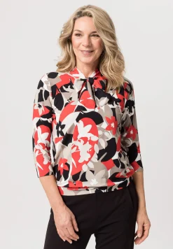 Shirt mit lebendigem Blumenprint