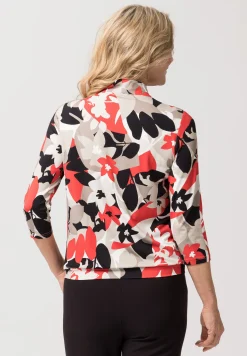 Shirt mit lebendigem Blumenprint