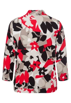 Shirt mit lebendigem Blumenprint