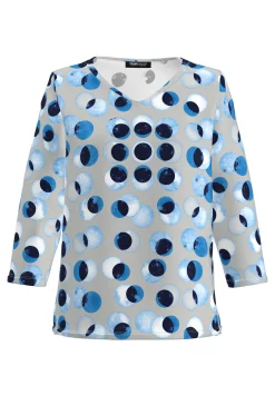 Shirt mit modernem Kullerprint