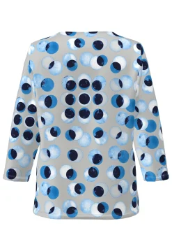 Shirt mit modernem Kullerprint