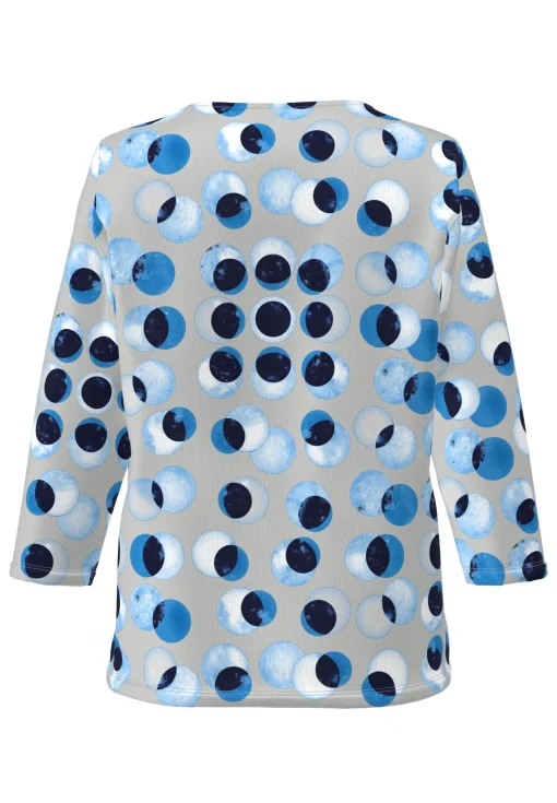 Shirt mit modernem Kullerprint
