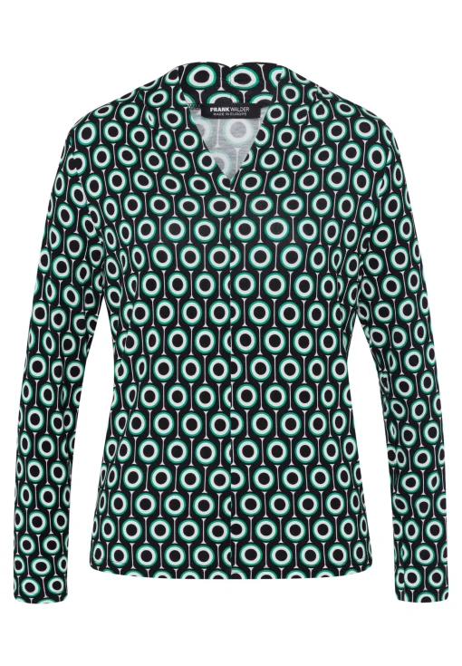 Shirt mit modernem Print