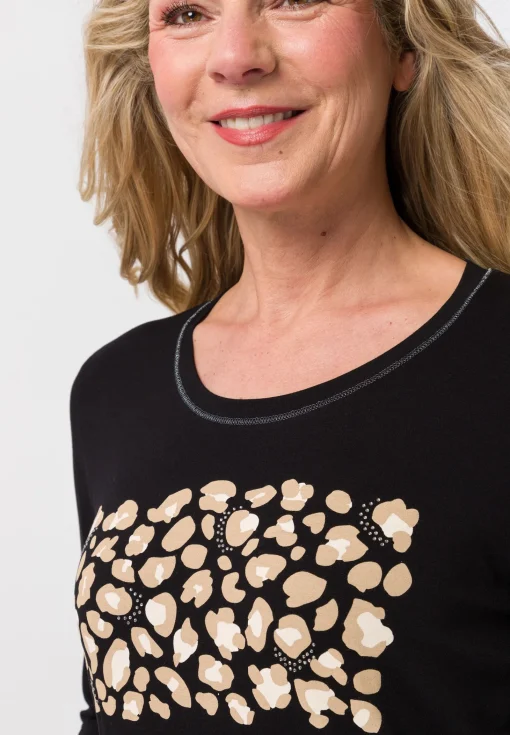Shirt mit modernem Printmotiv