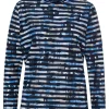 Shirt mit modernem Ringelmuster