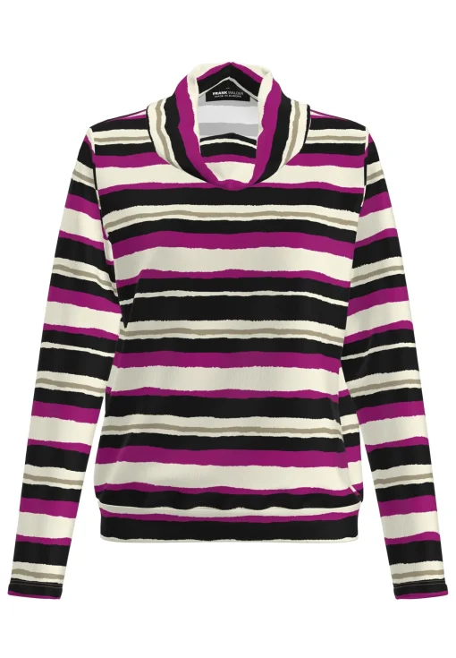 Shirt mit modernem Ringel-Dessing