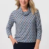 Shirt mit modernem Rollkragendesign