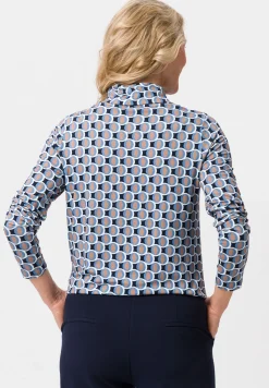 Shirt mit modernem Rollkragendesign