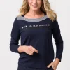 Shirt mit modischem Folienprint