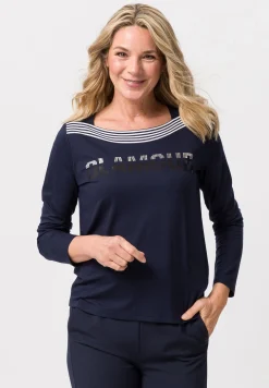 Shirt mit modischem Folienprint