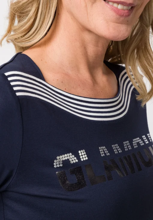 Shirt mit modischem Folienprint