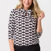 Shirt mit raffinierter Schluppe