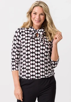 Shirt mit raffinierter Schluppe