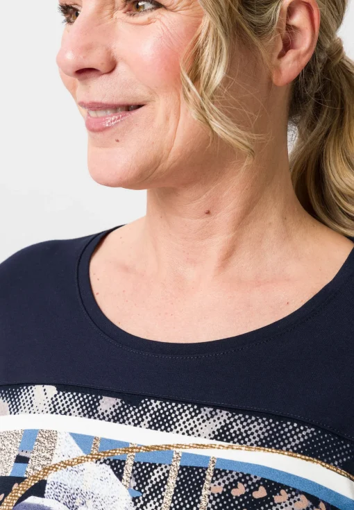 Shirt mit Rundhalsausschnitt