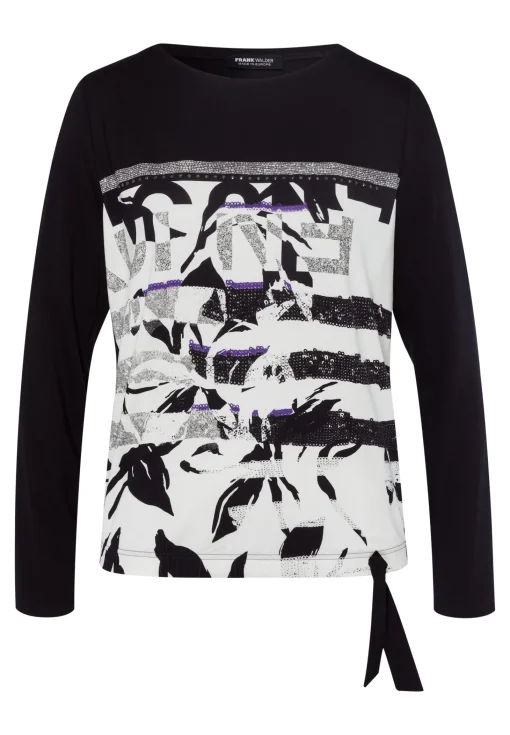 Shirt mit Schmucksteinen
