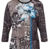 Shirt mit Strickbündchen
