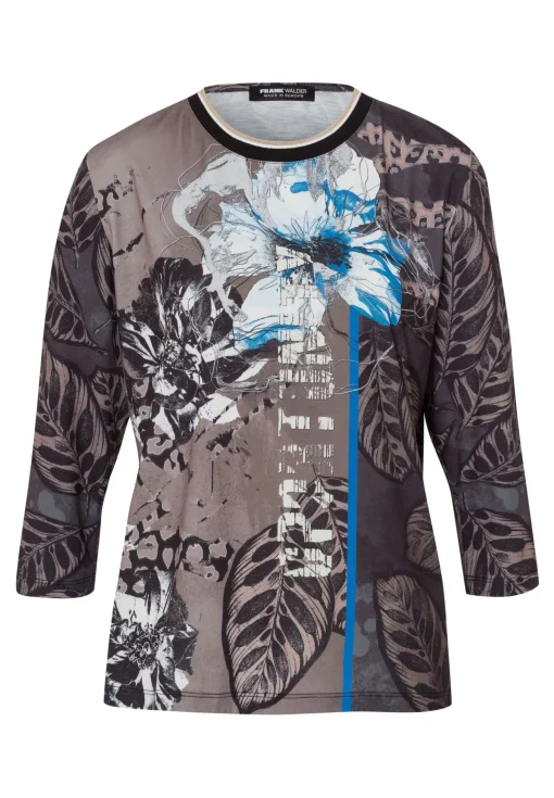 Shirt mit Strickbündchen