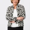 Strickblazer mit Reißverschluss