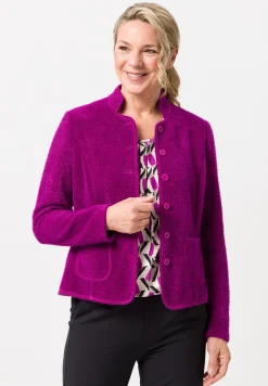 Strickjacke in trendiger Strick-Optik