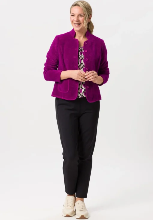 Strickjacke in trendiger Strick-Optik