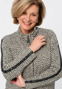 Strickjacke mit Applikationen