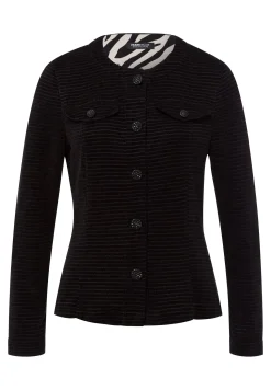 Strickjacke mit Fake-Brustklappen