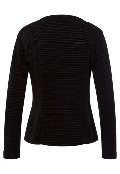 Strickjacke mit Fake-Brustklappen