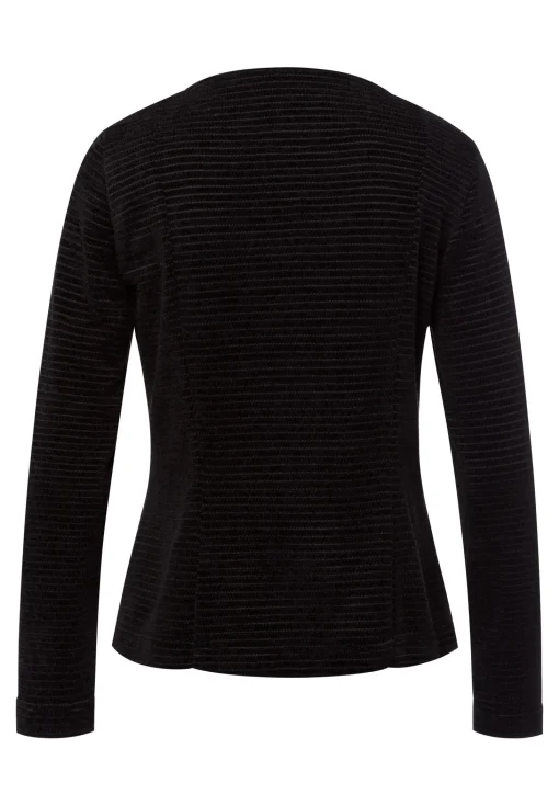 Strickjacke mit Fake-Brustklappen