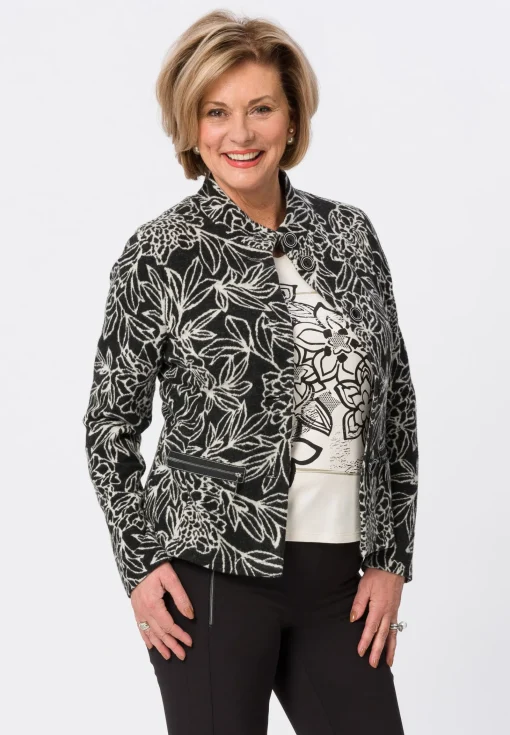 Strickjacke mit Knopfleiste