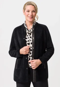 Strickjacke mit langen Raglanärmeln