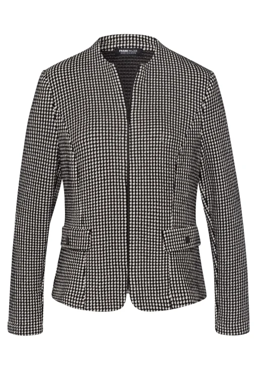 Strickjacke mit modischem Reißverschluss