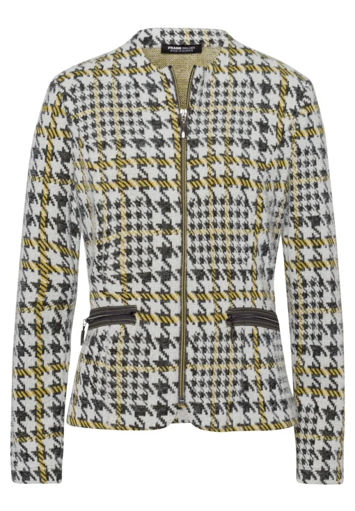 Strickjacke mit Reißverschluss