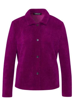 Strickjacke mit schmückendem Ripsband