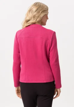 Strickjacke mit schmeichelndem Stehbund