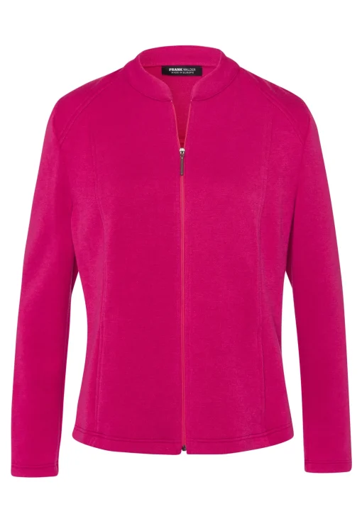 Strickjacke mit schmeichelndem Stehbund