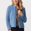 Strickjacke mit softer Masche