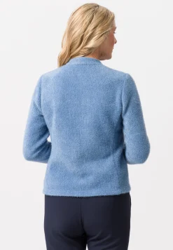 Strickjacke mit softer Masche
