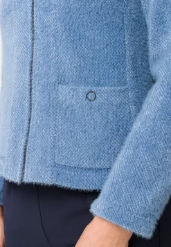 Strickjacke mit softer Masche