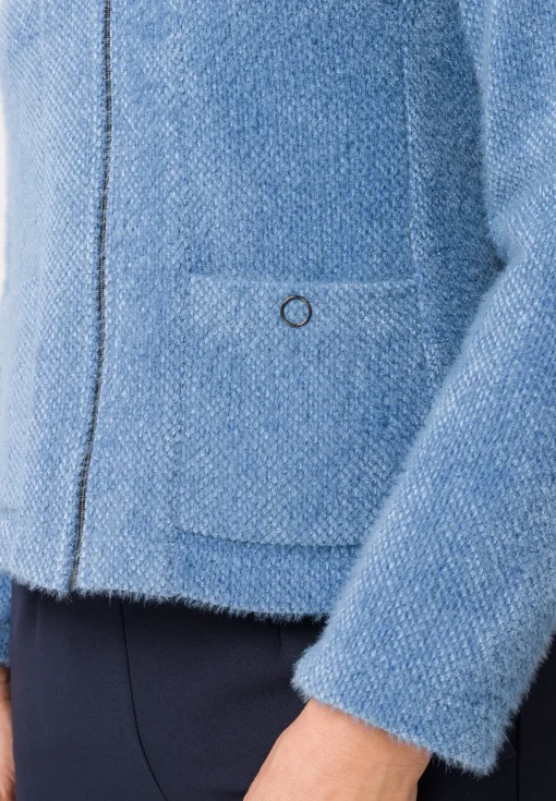 Strickjacke mit softer Masche