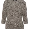 Strickpullover im dezenten Animal-Print