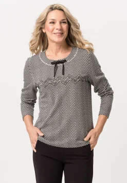 Strickpullover mit dezenten Glitzerelementen