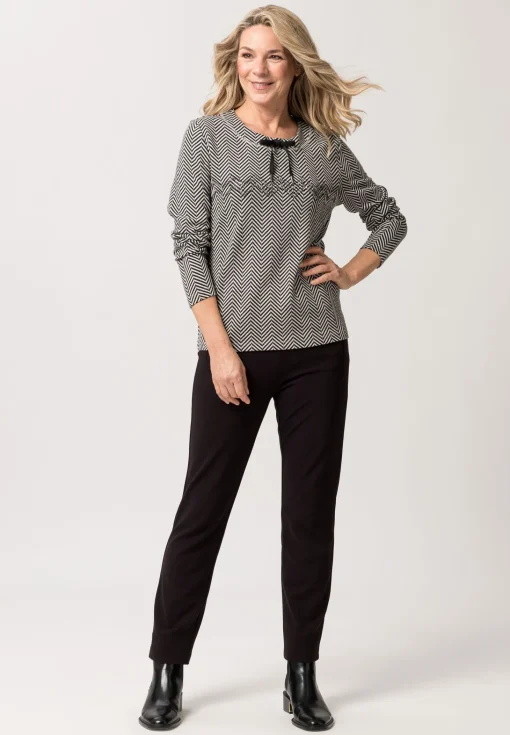 Strickpullover mit dezenten Glitzerelementen