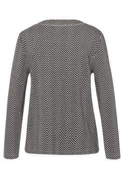 Strickpullover mit dezenten Glitzerelementen